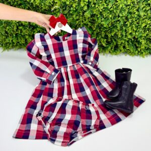 Vestido Xadrez Mel