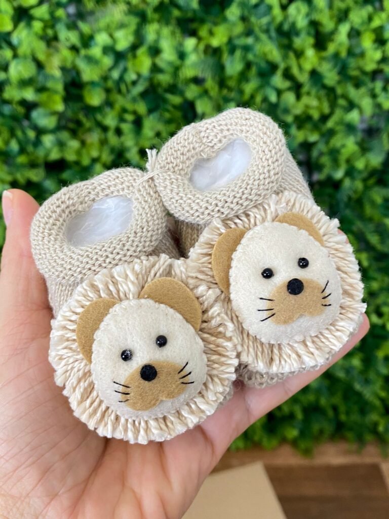 Sapatinho Leãozinho Bege