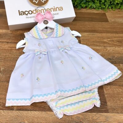Vestido Nicole  Chevron com Calcinha