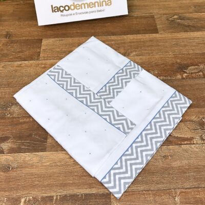 Kit Lençóis para Berço Barrinha Estampada