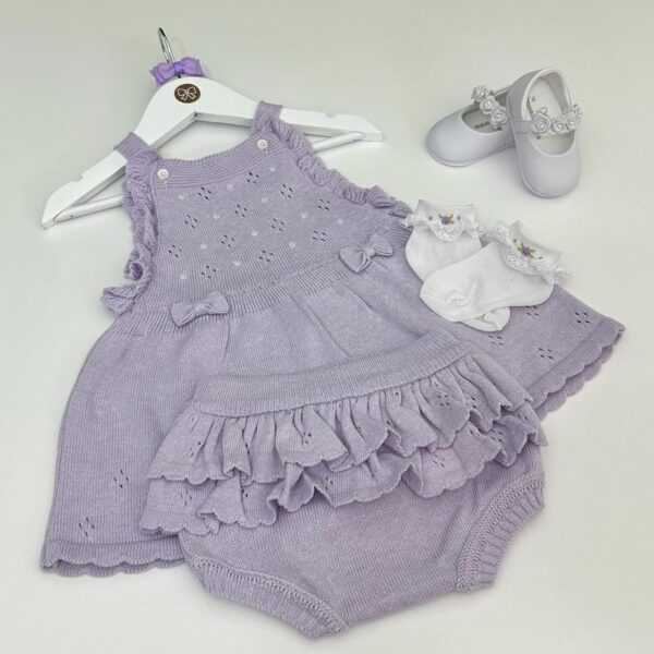 Vestido de Tricô Lavanda