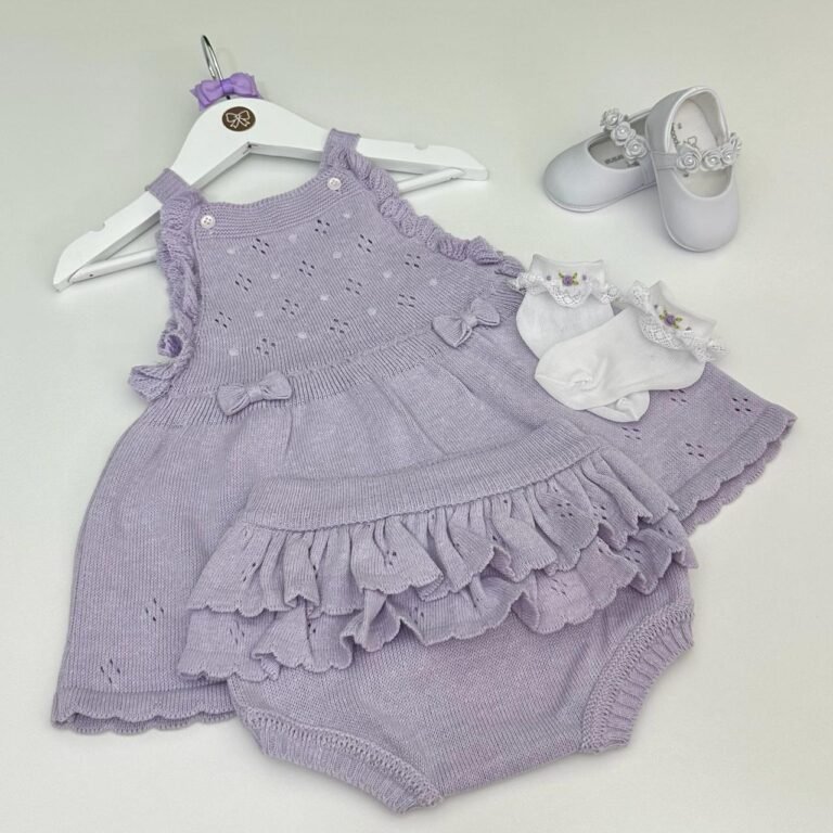 Vestido de Tricô Lavanda