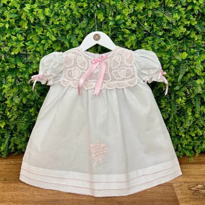 Vestido Três Ordens Rosa