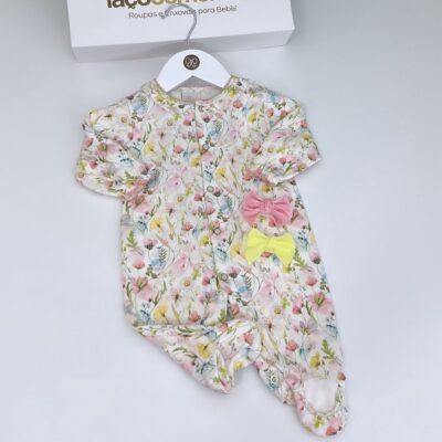 Macacão Pijama Linha Premium Floral