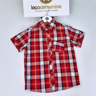 Camisa Xadrez Vermelha