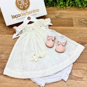 Vestido Casa de Abelha Aurora Bordado Rococó