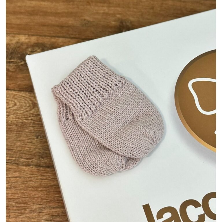 Luvinhas de Tricô Rosa Nude