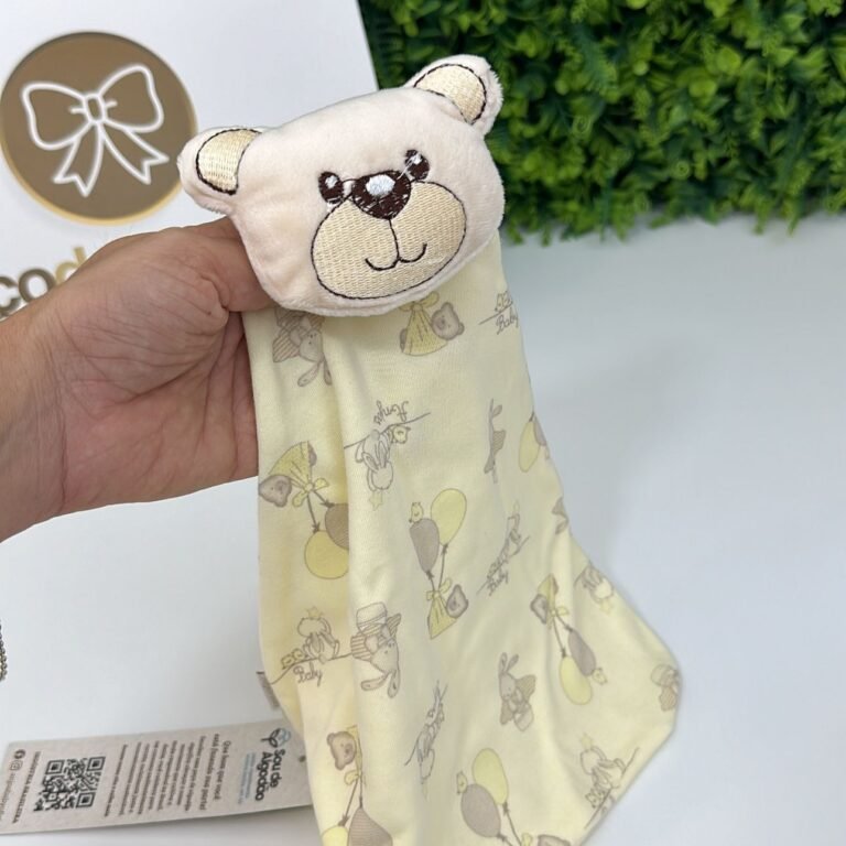 Naninha Ursinho com Prendedor de Chupeta