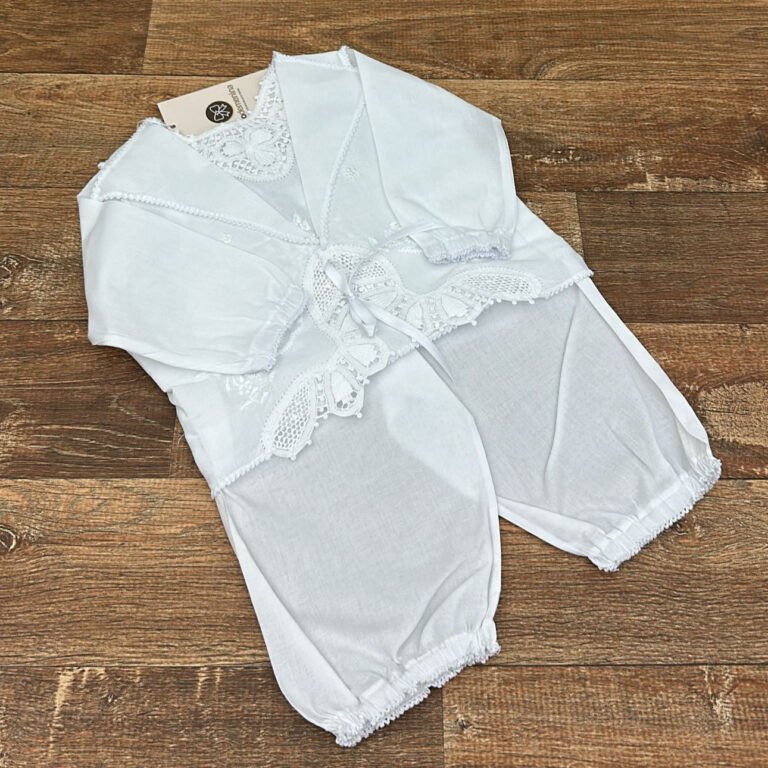 Conjunto Pagão Branco Renda Renascença