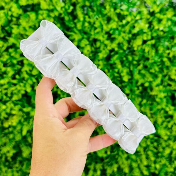 Lacinho Organza Branco
