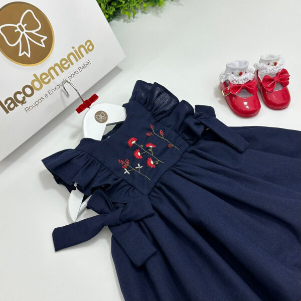 Vestido Luna Azul Marinho - Imagem 2