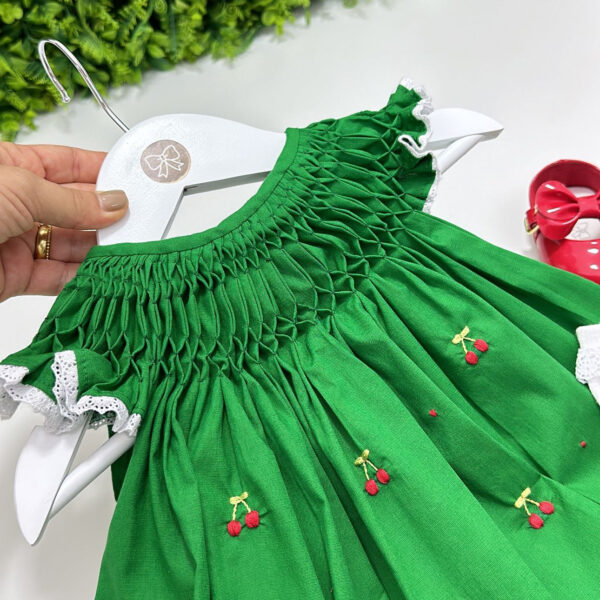 Vestido Casa de Abelha Cerejinha Verde - Imagem 2