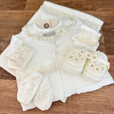 Saída Renda Luxo Off-white
