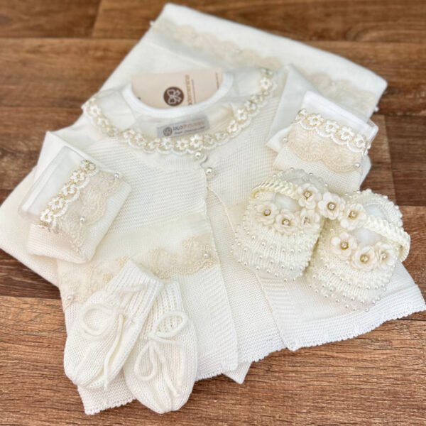 Saída Renda Luxo Off-white