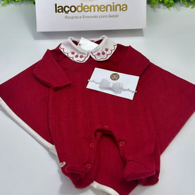 Saída Maternidade Flora Vermelha