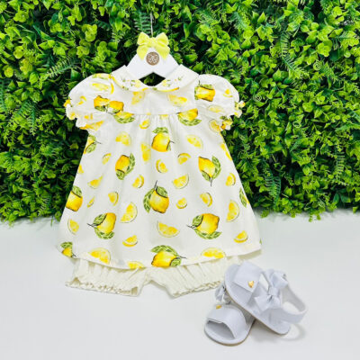 Conjunto Batinha com Shortinho Limão Siciliano