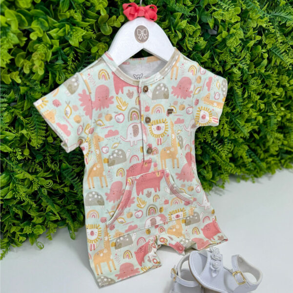 Macacão Fem. Curso Estampado - Imagem 2