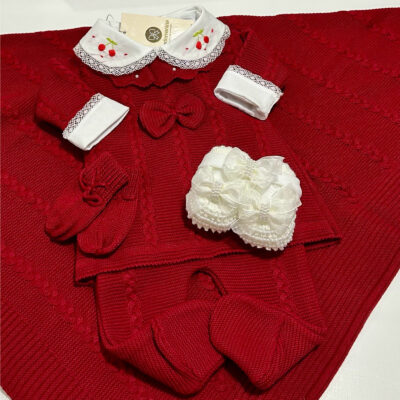 Saída Maternidade Carolina Body Cerejinha
