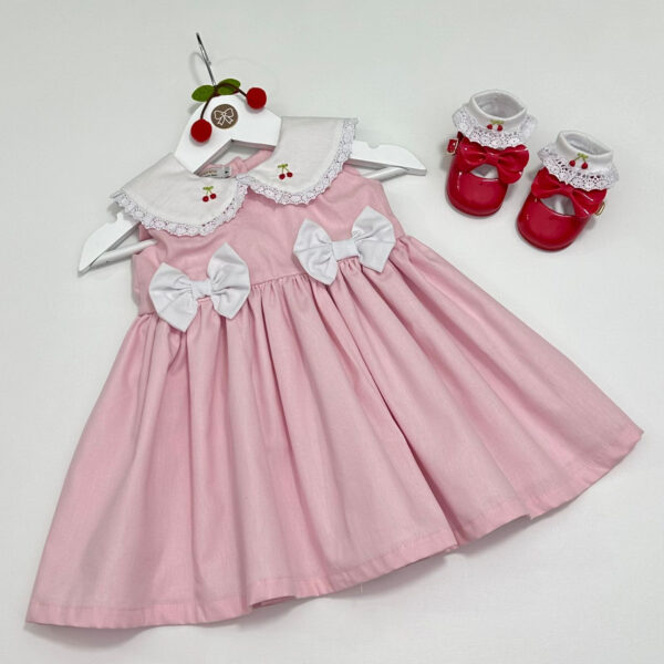 Vestido Cerejinha Rosa