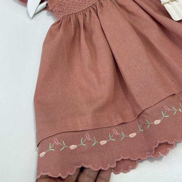 Vestido Nayla Rosa Chá - Imagem 4