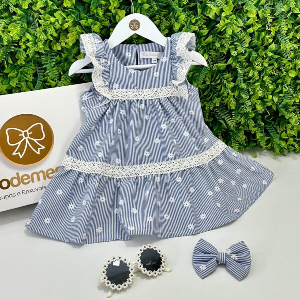 Vestido Gabriele Listrado