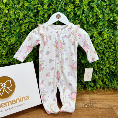 Pijama Branco Floral Laura Ashley®