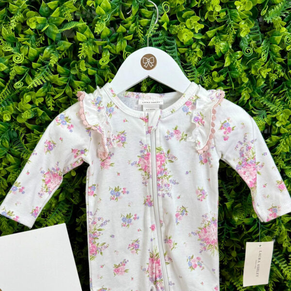 Pijama Branco Floral Laura Ashley® - Imagem 2