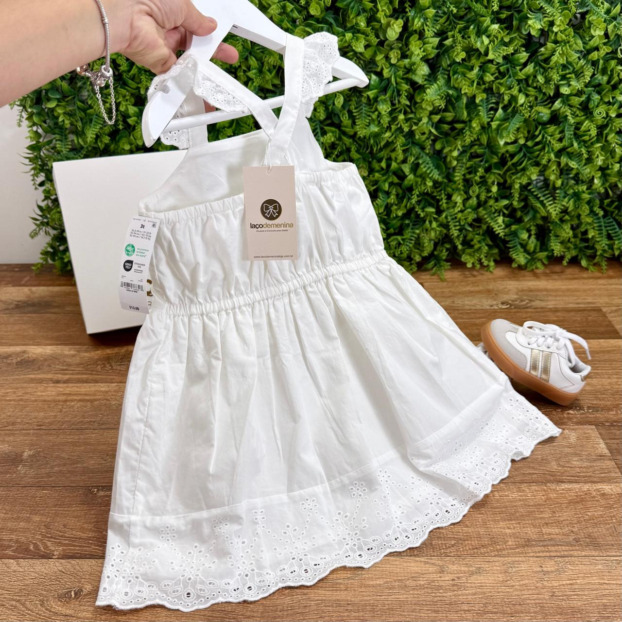 Vestido Rafaela Bico de Cambraia - Imagem 3