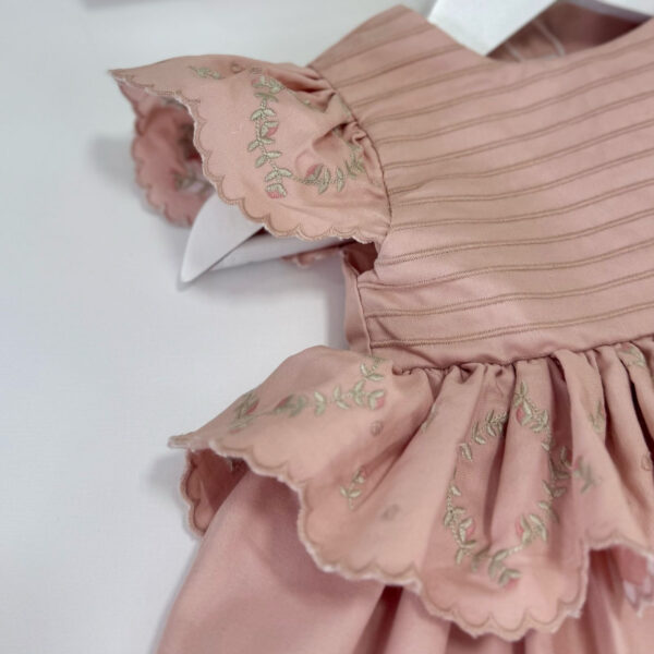 Vestido Alina Rosa Chá - Imagem 3