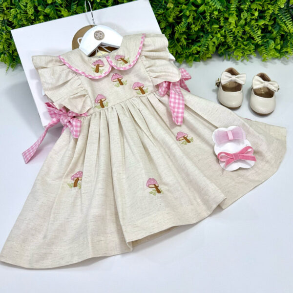 Vestido Maria Júlia Rosa