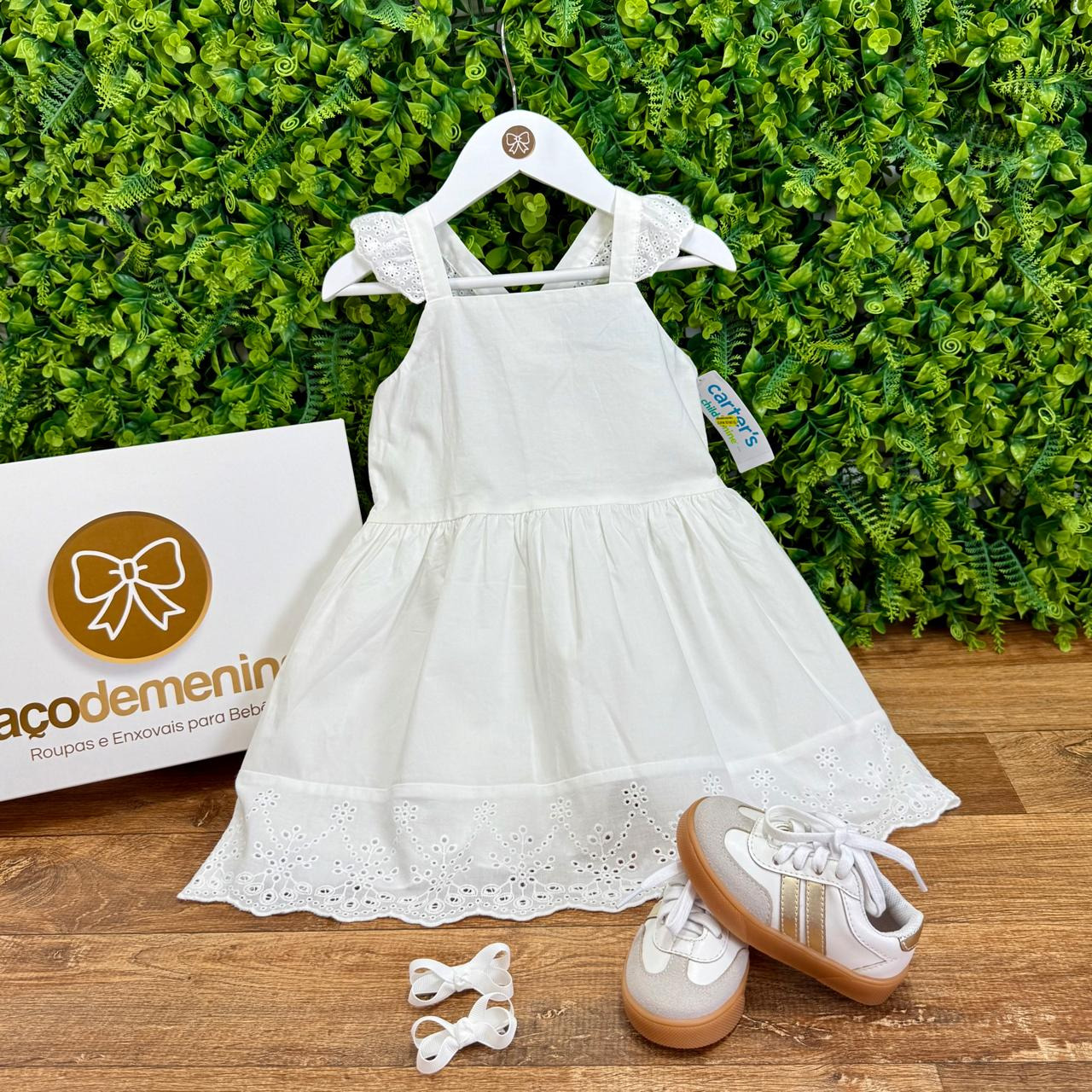 Vestido Rafaela Bico de Cambraia