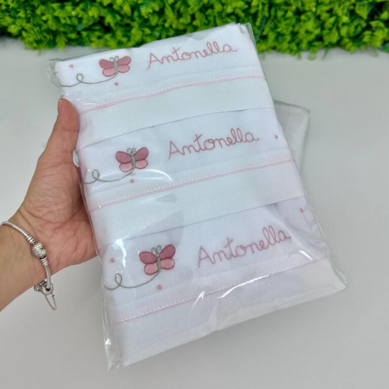 Kit Fraldas de Ombro Personalizadas - Nome Simples