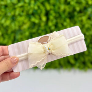 Tiara Ana na Faixinha Off-White