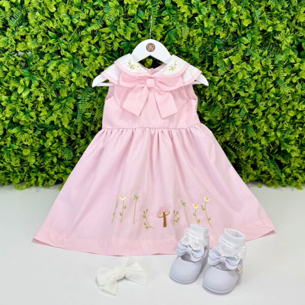 Vestido Giulia Rosa Claro