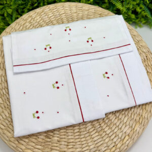 Kit Berço Bordado Cerejinha
