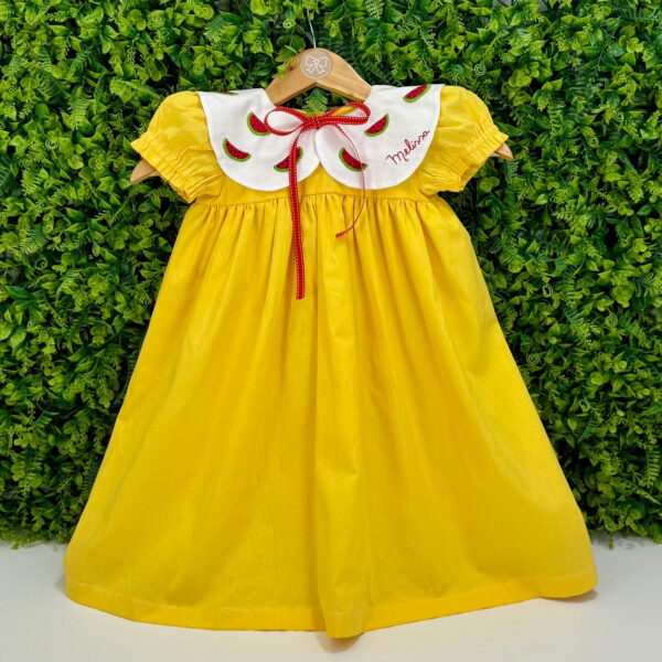 Vestido Festa Gola Dupla (Encomenda)