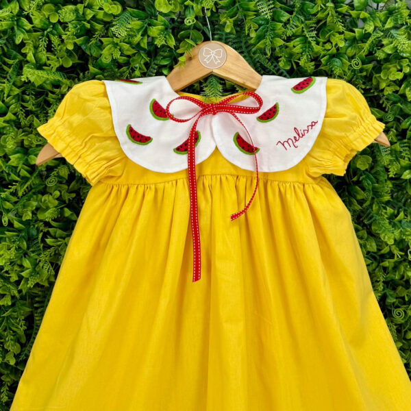 Vestido Festa Gola Dupla (Encomenda) - Imagem 2