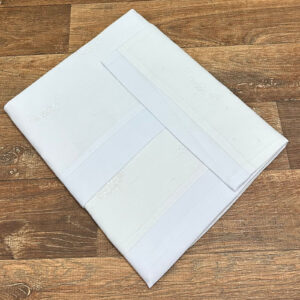 Kit Berço Branco Bordado Manual
