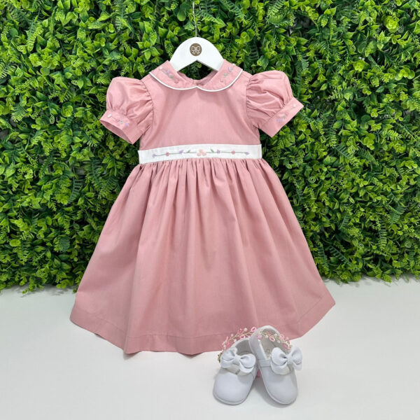 Vestido Festa Serena Rosa Chá