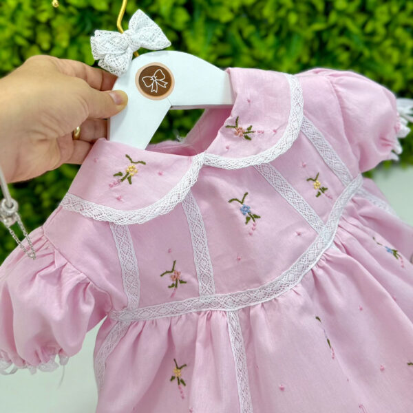 Vestido Festa Cléo Rosa - Imagem 3