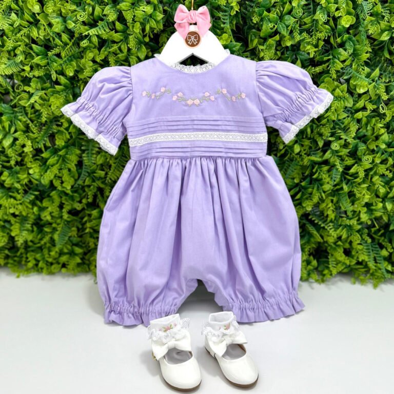 Romper Festa Diana Lavanda