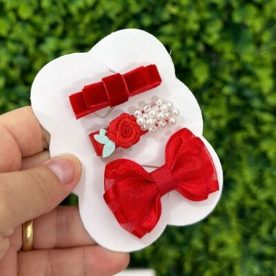 Kit Lacinhos Vermelho