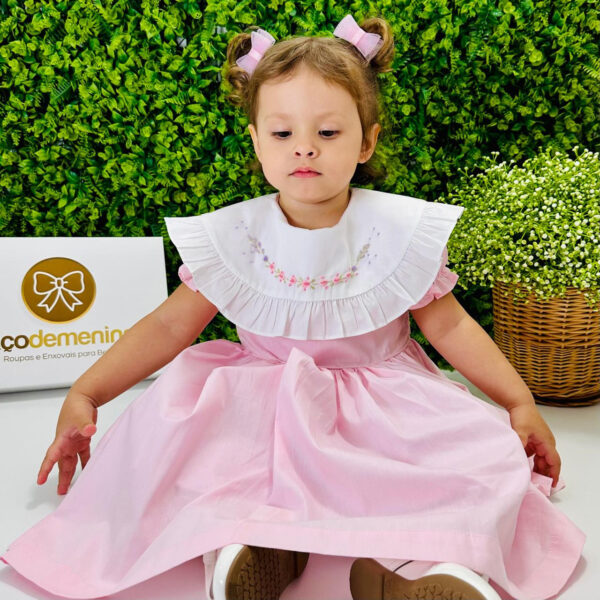 Vestido Fiorela Rosa