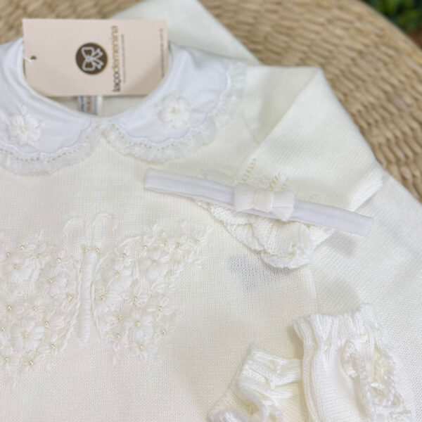 Saída Maternidade Butterfly Off-White - Imagem 3