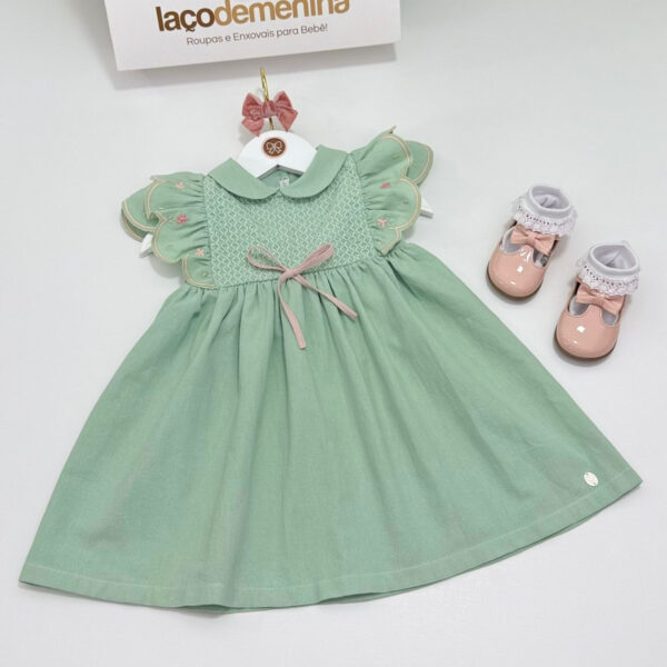 Vestido Kidstar® Amélia Verde