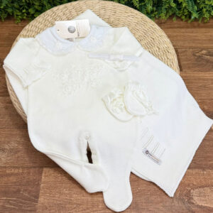 Saída Maternidade Butterfly Off-White