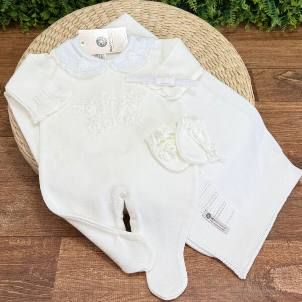 Saída Maternidade Butterfly Off-White