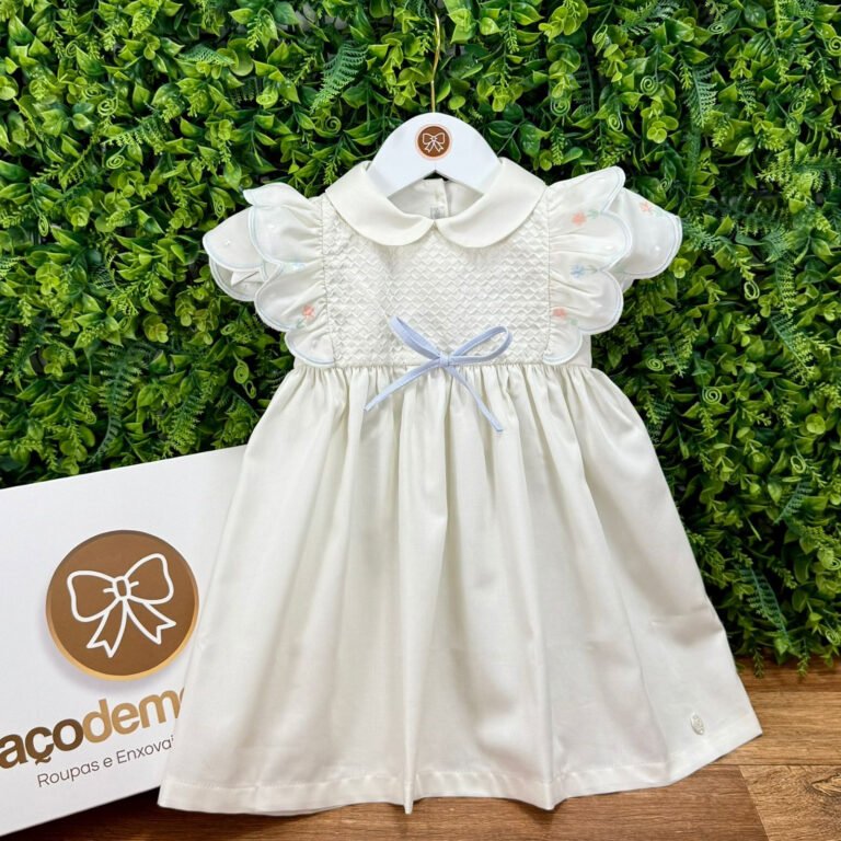 Vestido Kidstar® Amélia Off-White