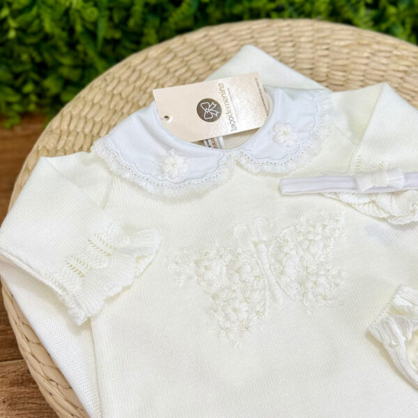 Saída Maternidade Butterfly Off-White - Imagem 2