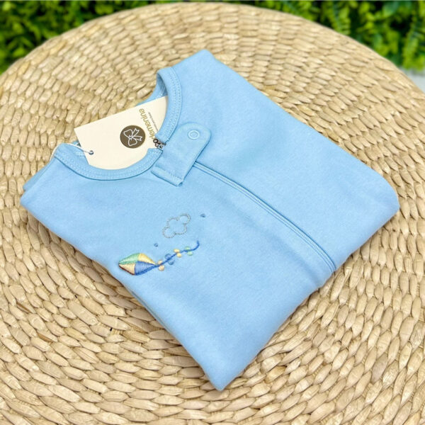 Pijama Infantil Bordado Pipa - Imagem 3